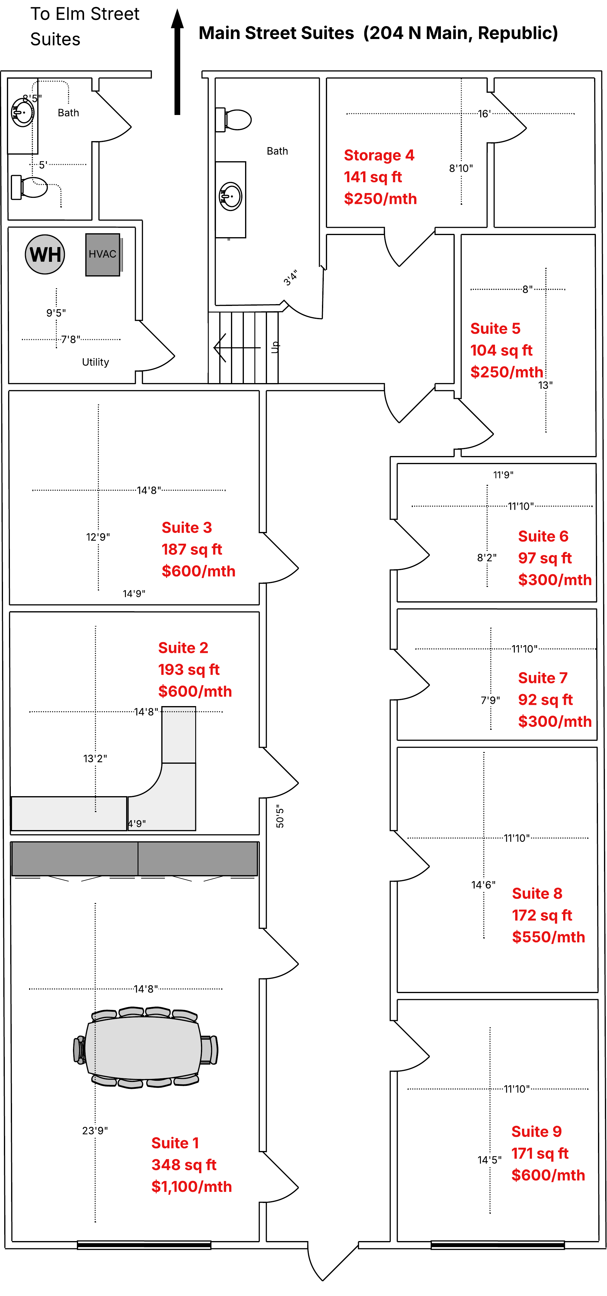 Republic Main Street floor plan
